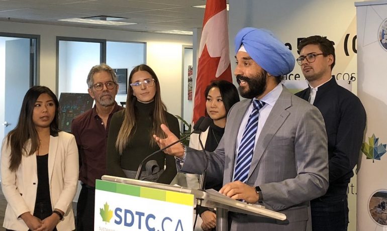 14 CANADIAN STARTUPS RECEIVE $46.3 MILLION FROM SUSTAINABLE DEVELOPMENT TECHNOLOGY CANADA