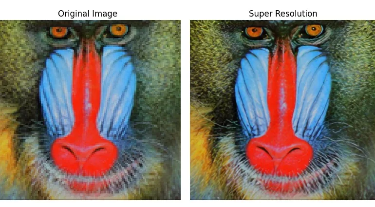 Super resolution with TensorFlow Lite in Android AI